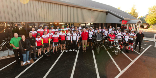 Aico charity bike ride raised over £19,000