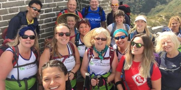 Challenge for a Cause team conquers one of the Seven Wonders of the World