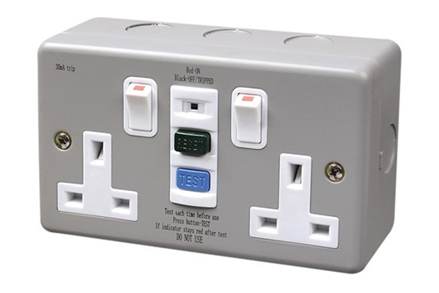 Axiom RCD-protected wiring accessories