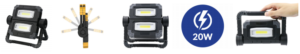 1 9 Brava Work Light from Performance Lighting