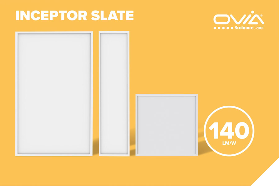 140 lumen per watt LED panels now available from Ovia