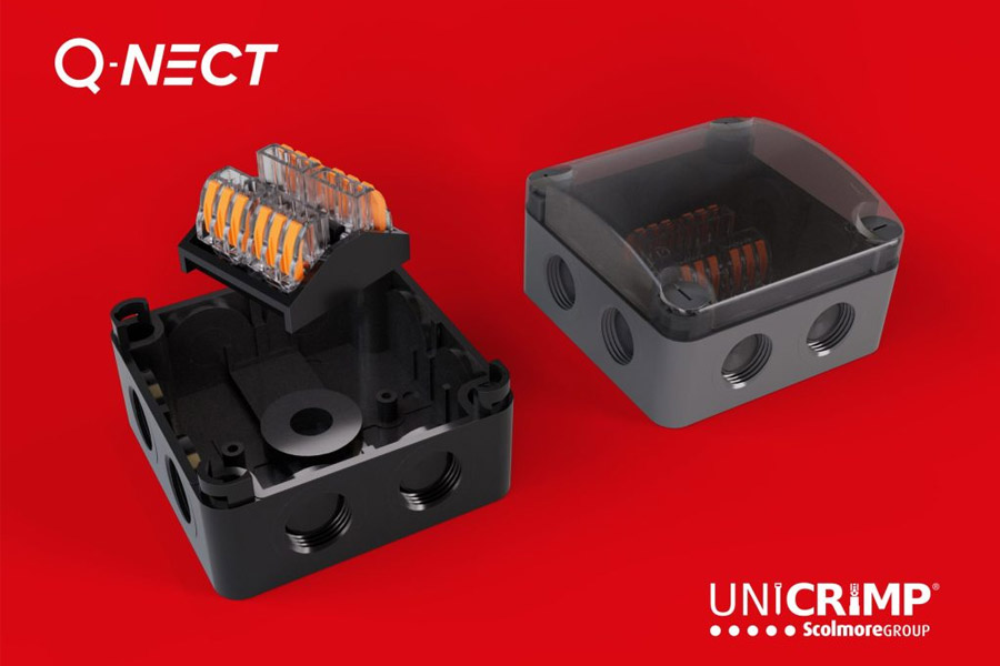 Unicrimp’s Q-Nect IP range of Weatherproof Junction Boxes