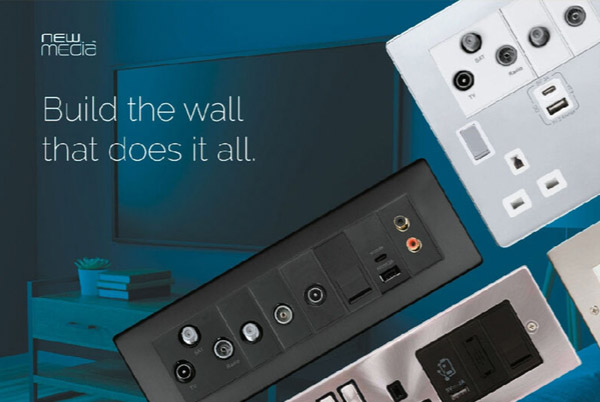 New products and finishes for Click Scolmore’s New Media range
