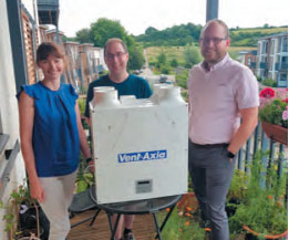 14 2 Vent-Axia donates MVHR Unit to pioneering eco couple
