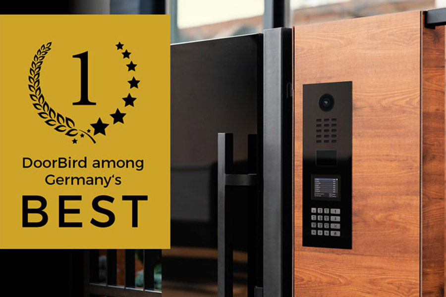 DoorBird is among top three smart home solutions, study confirms