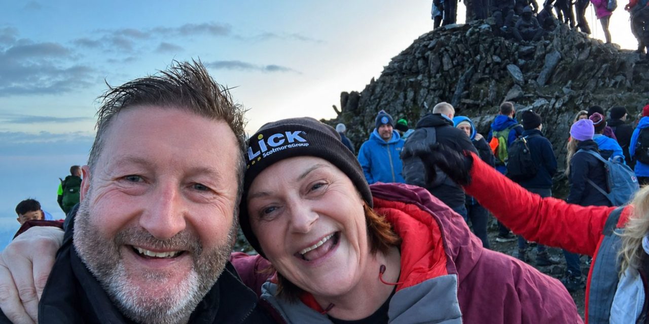 Scolmore’s Audra Fellows and Kevin Beech take on Snowdon by Night