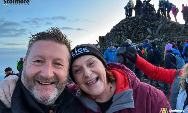 Scolmore’s Audra Fellows and Kevin Beech take on Snowdon by Night