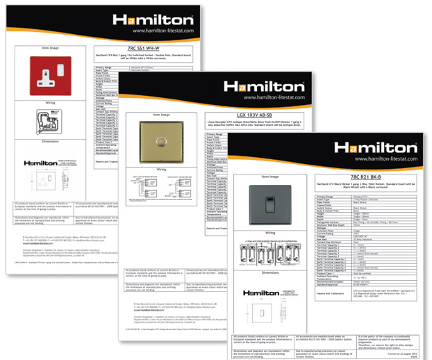 16,500+ Hamilton technical datasheets at your fingertips