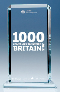 1000 Companies - plaque