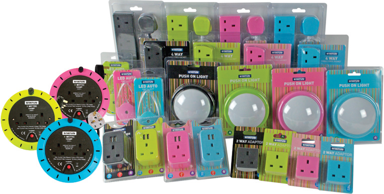 Electrical accessories with a colourful touch