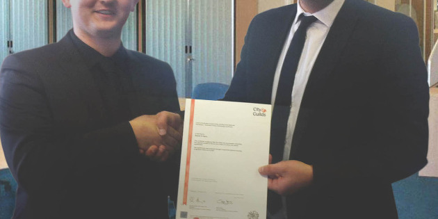 Five EDA module distinctions and a City & Guilds certificate for Stearn Electric employee