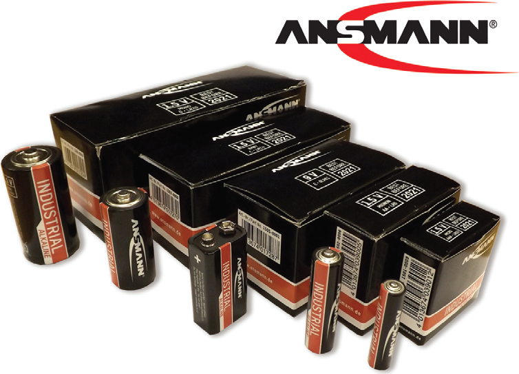 ANSMANN’S alkaline batteries are the perfect solution