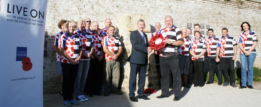 Gravesend Moles say YESSS to Poppy Appeal bike ride to the Menin Gate, Ypres