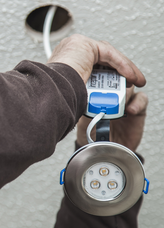 Downlights and fire safety