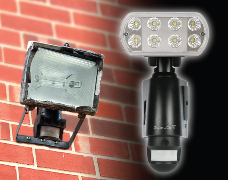 GuardCam – the ideal replacement for broken, corroded security lights