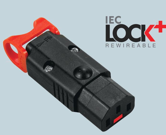 World’s first locking rewireable C13 IEC Connector from Scolmore