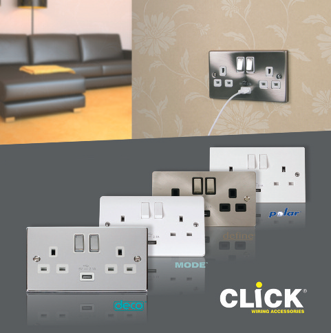 Optimum charge rate with Scolmore’s USB outlet
