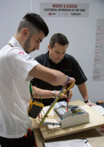 2017 finalist in action high res Round two beckons in the Apprentice of the Year Competition