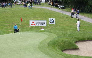 224 Mitsubishi Electric supports BMW PGA Championship Mitsubishi Electric sponsors BMW PGA Championship for the fourth year running