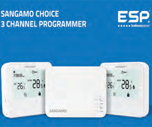 New three-channel programmable thermostat from Sangamo