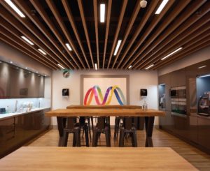 3 4 Luceco lights the Daily Mail Group break-out kitchens and tech bar