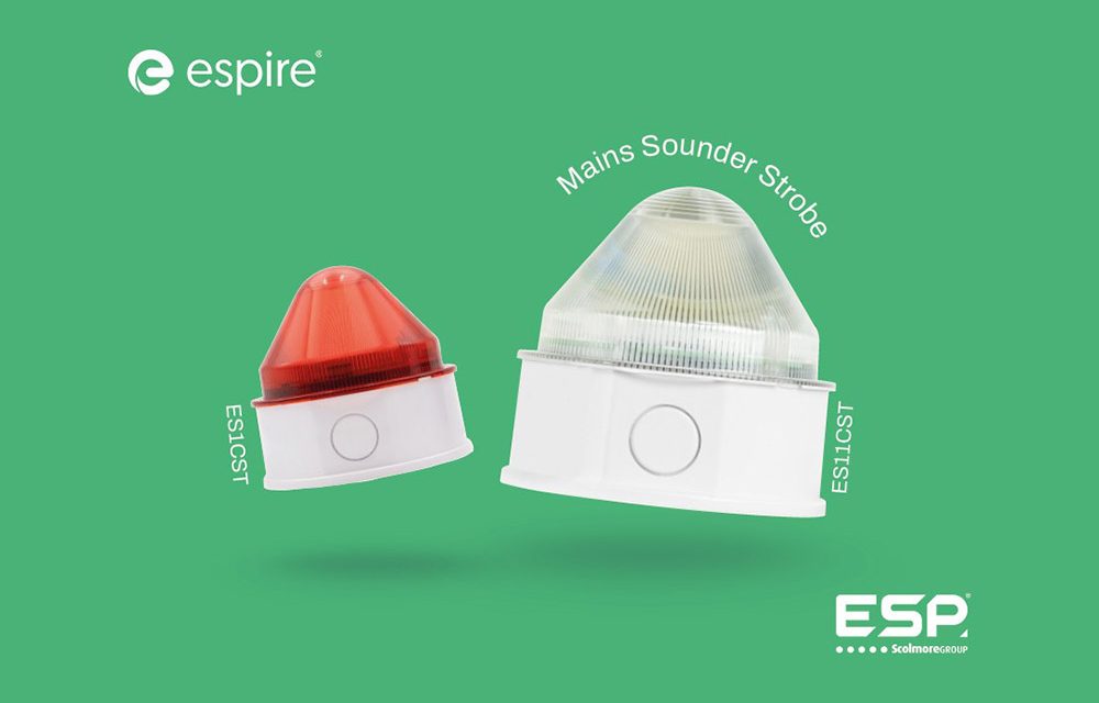 ESP introduces Espire IP65 Mains Sounder Strobe