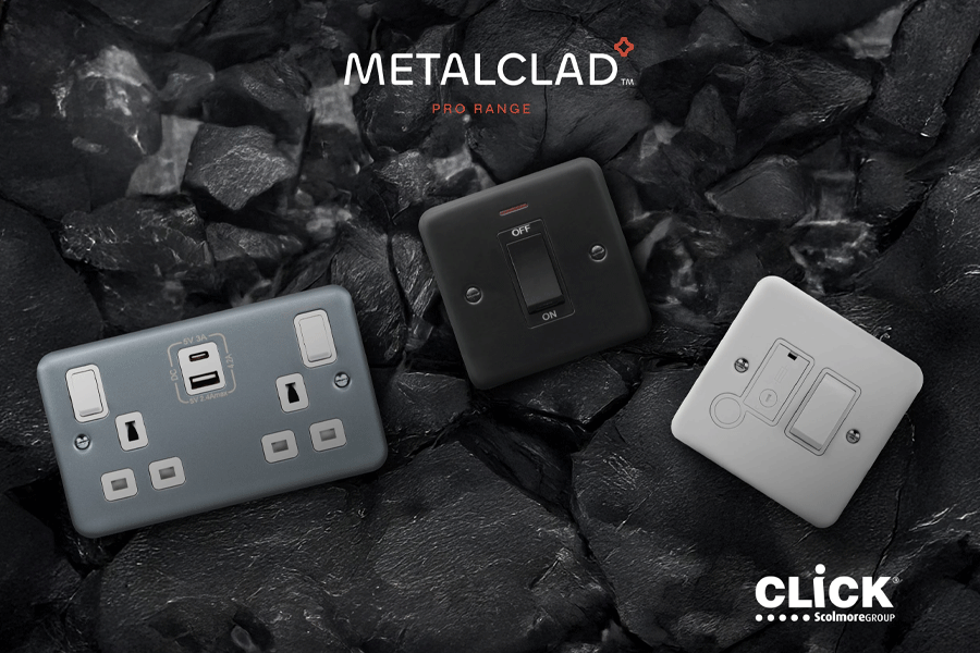 Metal Clad Pro – robust wiring accessories from Click Scolmore