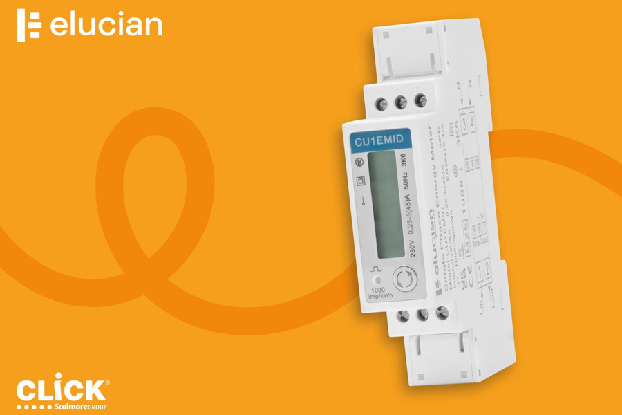 Elucian Single Width, Single Phase Energy Meter launched