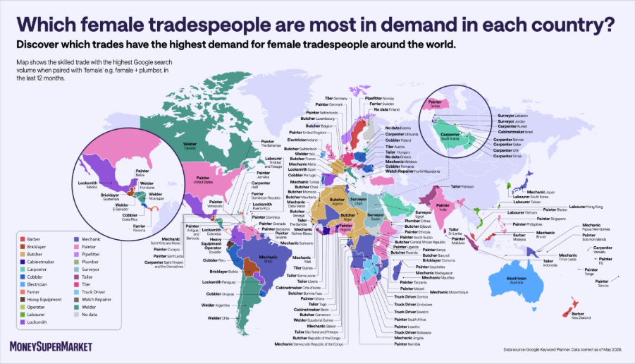 Electrician among UK’s most in-demand female tradespeople, new study finds