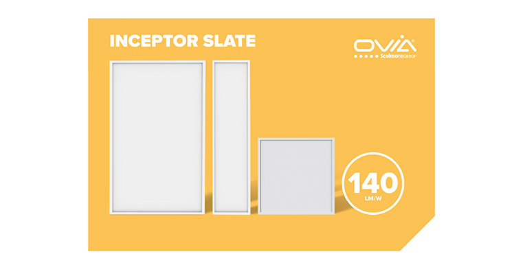 140 lm/W LED panels now available from Ovia
