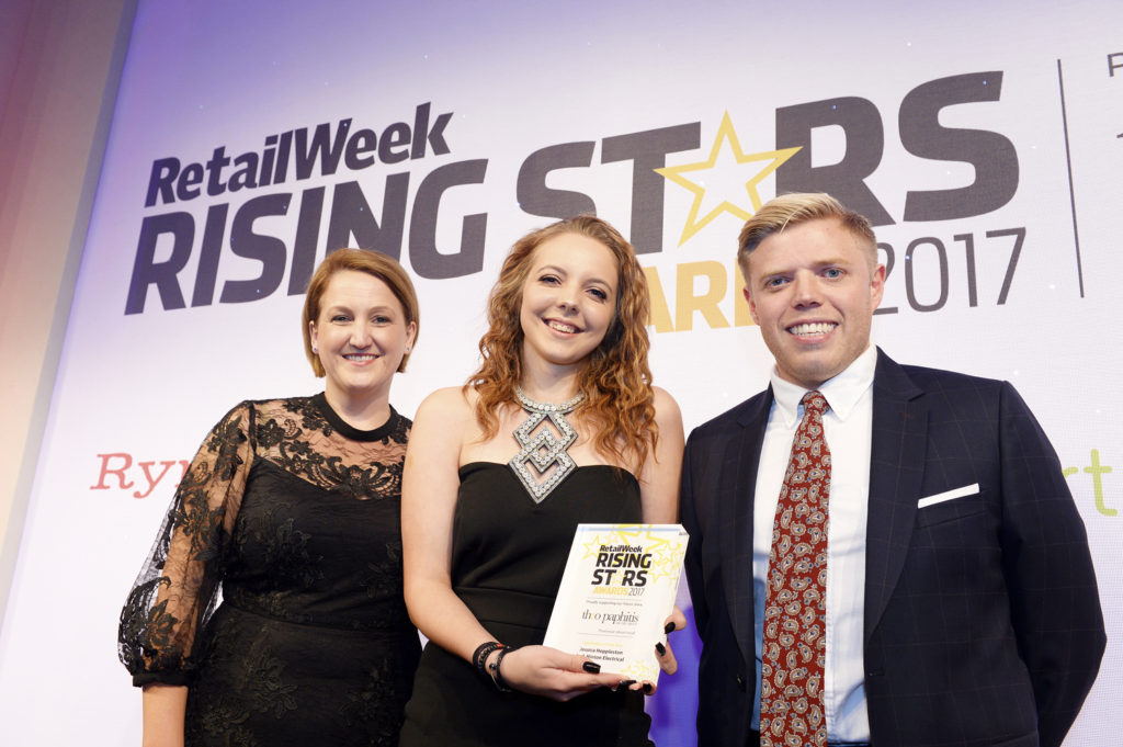 Apprentice of the Year Jessica Heppleston Jack Hinton Electrical OFFICIAL PHOTO Trade counter star wins national award