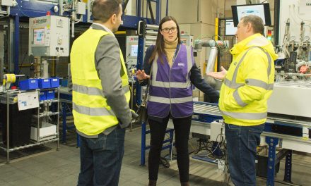 Maya Ellis MP visits Baxi production facility