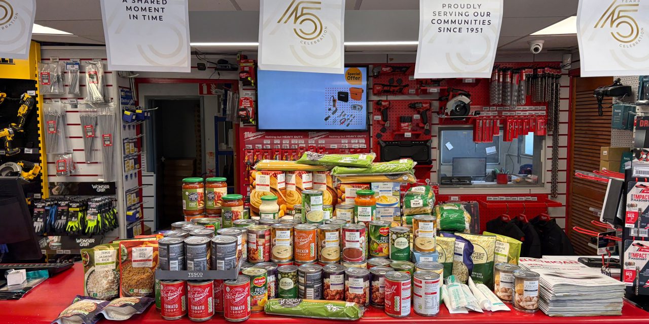CEF marks 75th anniversary with food bank donations