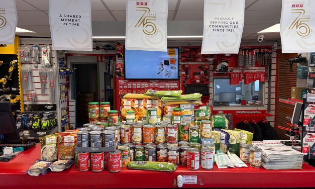 CEF marks 75th anniversary with food bank donations