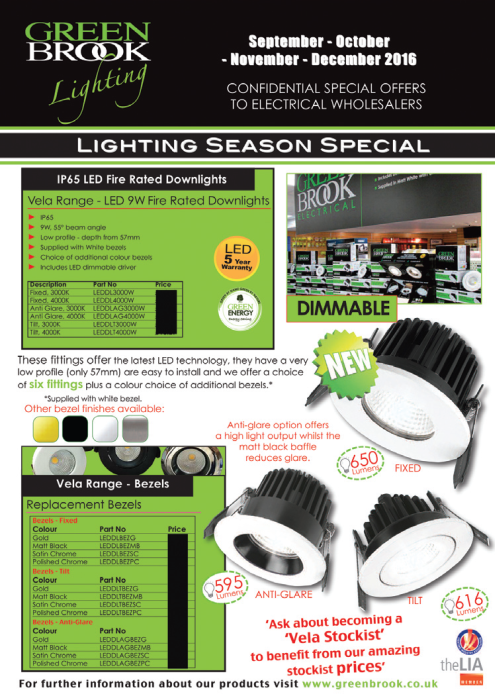 Call now for the GreenBrook Lighting Season Special