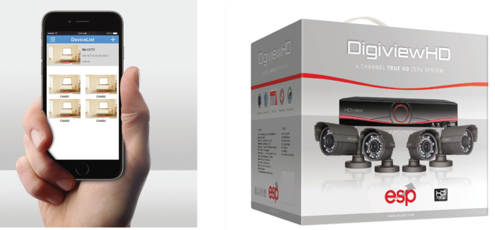 ESP’s HDView CCTV range – as easy as 1, 2, 3