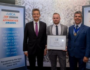 ECA Edmundson Electrical Apprentice Awards 2017 3 of 8 Top apprentice wins 2017 ECA Edmundson Award