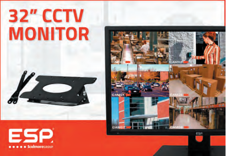 ESP introduces its largest CCTV monitor to date