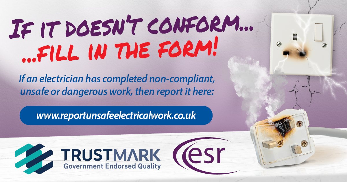 ESF & Trustmark collaborate on new reporting tool for electrical installations in homes