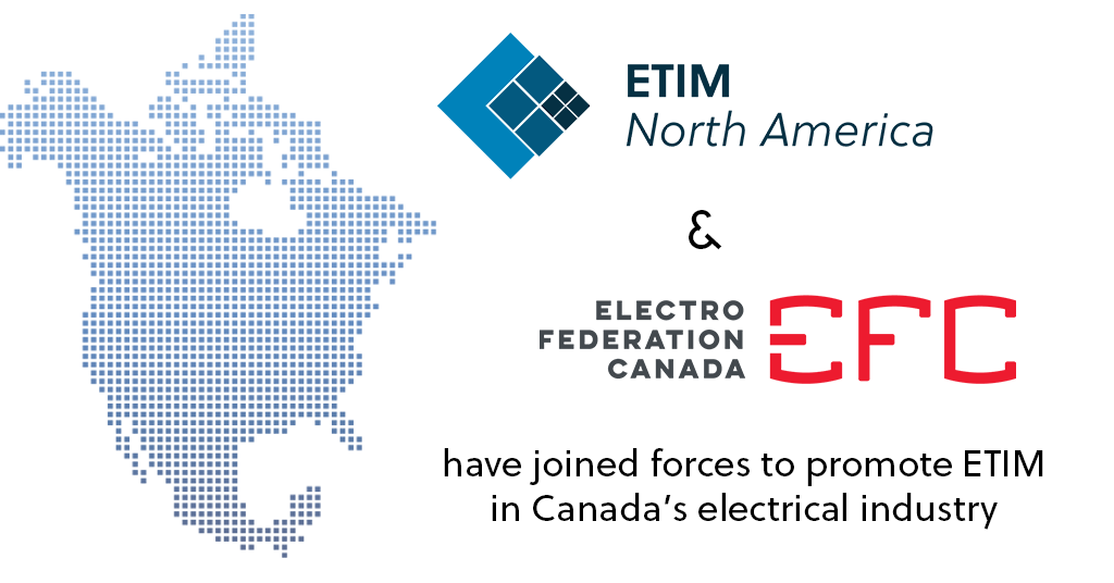 Electro-Federation Canada patners ETIM North America to advance product information