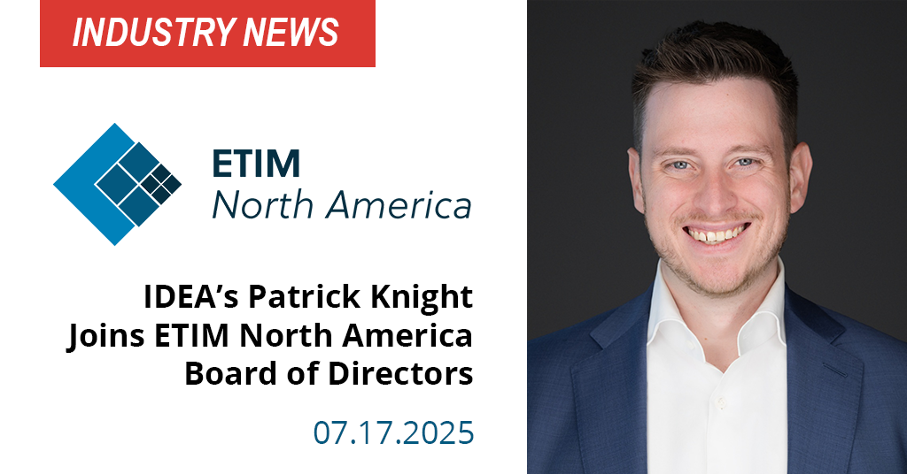 Patrick Knight of IDEA Joins ETIM North America Board of Directors