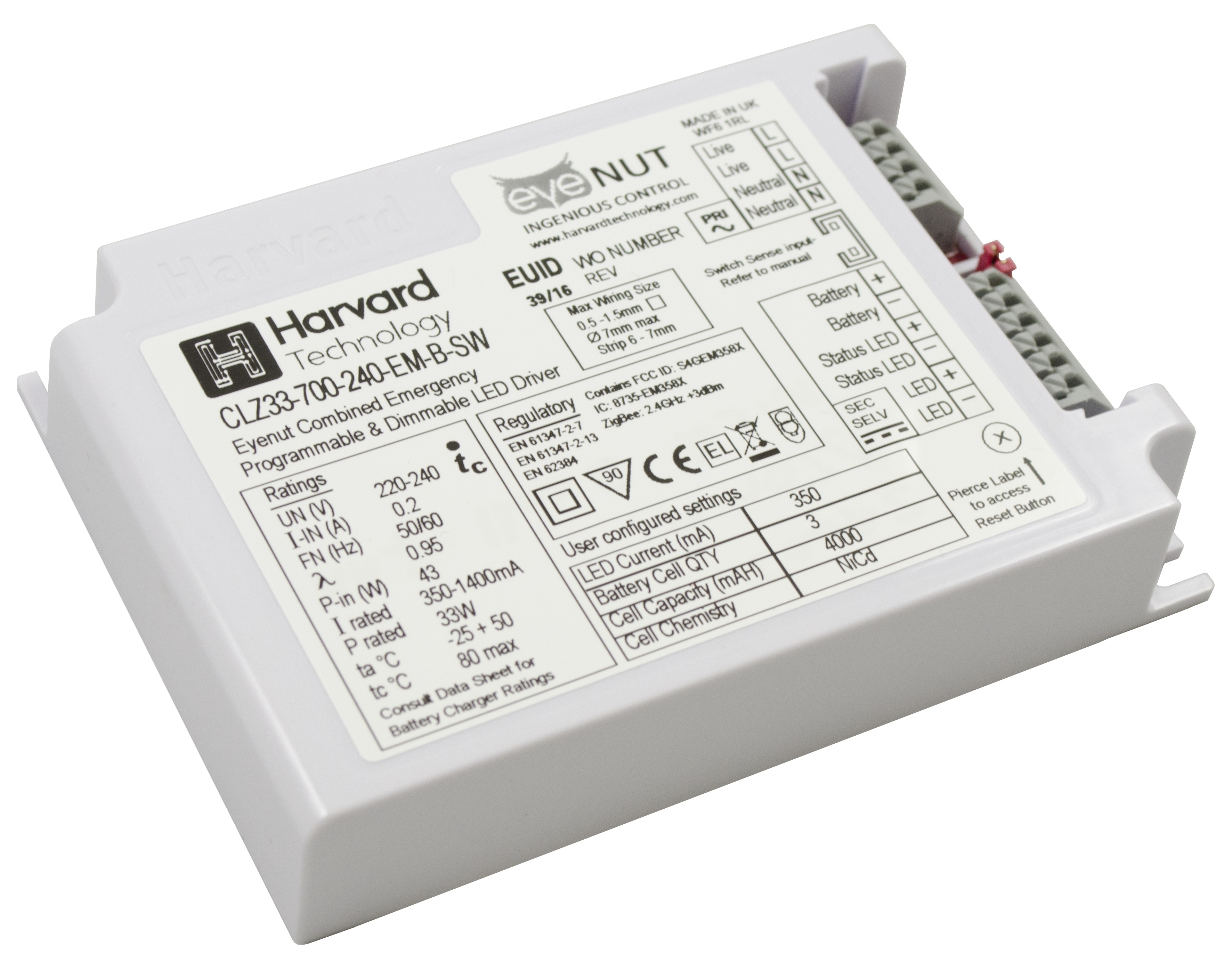 Harvard Technology commended in Lux emergency lighting award