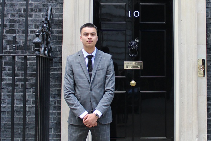 CEF apprentice Max awarded VIP visit to No.10