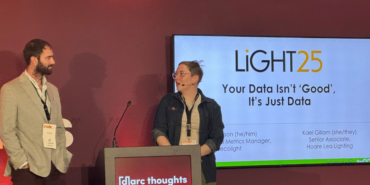 Recolight and Hoare Lea speak on data-driven sustainability at Light 25