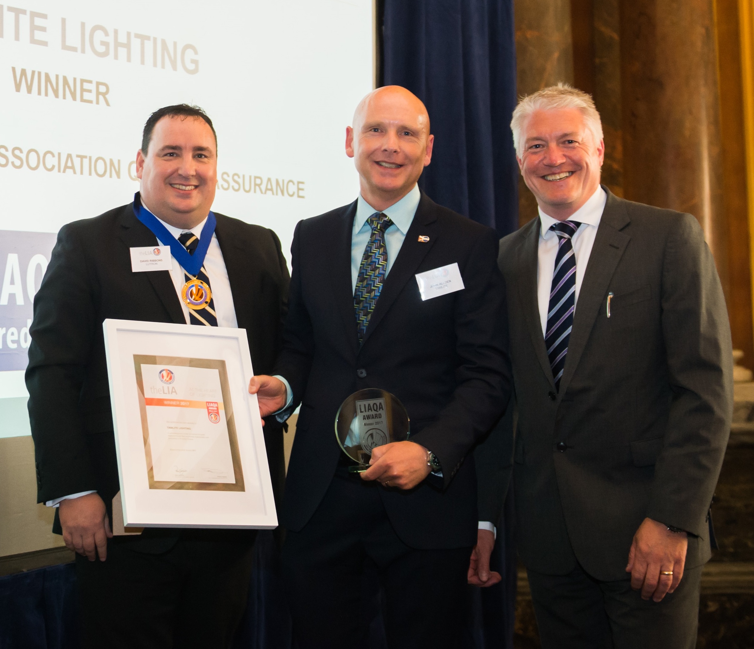 Commitment to quality assurance secures important inaugural LIA award for Tamlite Lighting