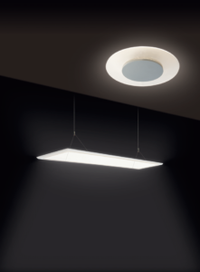Luceco1 Stylish ‘Ice’ transparent optic LED luminaires from Luceco