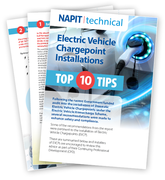 NAPIT releases free guide to elevate EV Chargepoint Installations.
