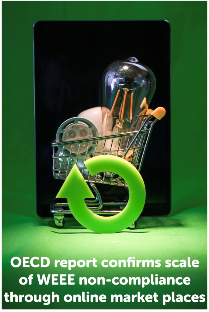 OECD report confirms the large scale of WEEE non-compliance through online marketplaces