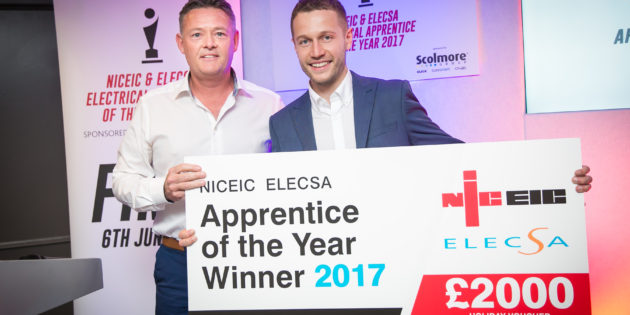 Scolmore-sponsored NICEIC and ELECSA Electrical Apprentice of the Year winner announced