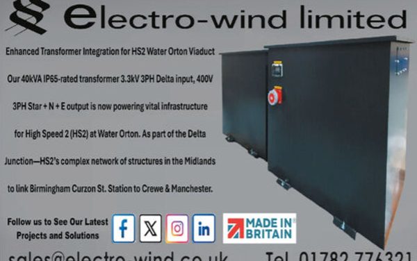 Electro-Wind supplies bespoke transformer for HS2 Water